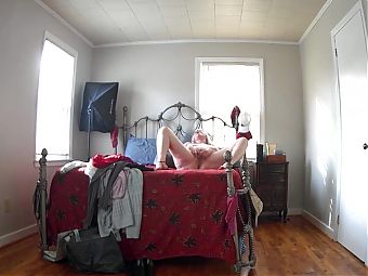 Unidentified Camera - Mom Comes Home From Shopping, Tries On New Clothes And Masturbates!