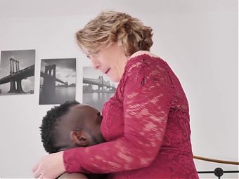 British Milf Loves unprotected Sex with younger black Boys. 